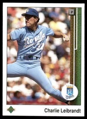 Charlie Leibrandt 1989 Upper Deck #637 Kansas City Royals - Image 1 of 2