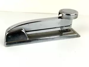 Mid-Century Modern Monarch Chrome Desk Stapler Heavy Duty Modernist Bauhaus - Picture 1 of 5