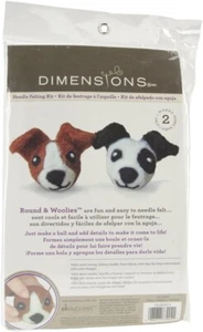 Dimensions Needle Felting Kit Round And Woolies Dogs72-73904 New - Picture 1 of 2