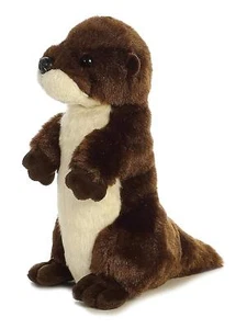 Aurora World Mini Flopsie River Otter 31704 Kuscheltier stehendes Plüschtier - Bild 1 von 2