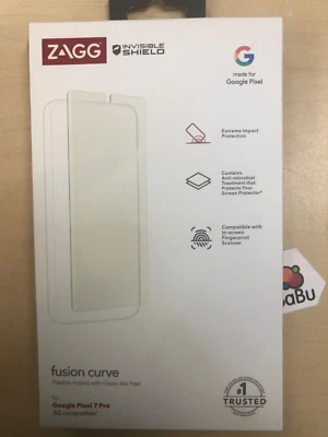 Zagg Invisible Shield Fusion Curve Screen Protector for Google Pixel 7 Pro - Image 1 of 3