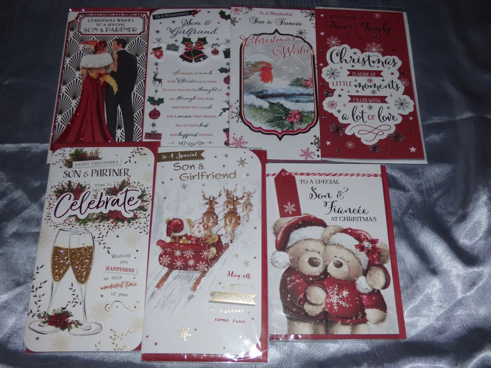 PRELUDE SON AND FAMILY GIRLFRIEND FIANCEE PARTNER CHRISTMAS CARD CHOICE TOP QUALITY