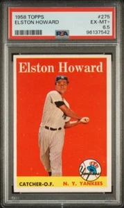 1958 TOPPS #275 ELSTON HOWARD PSA 6.5 - Picture 1 of 2