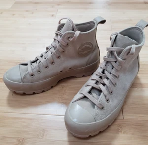 CONVERSE Chuck Taylor Lugged Leather Nomad Khaki Monochrome 573206c Women's 8.5 - Picture 1 of 14