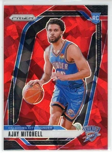 Panini Prizm Ajay Mitchell #226 Red Cracked Ice Prizm RC 2024-25 - Imagen 1 de 2