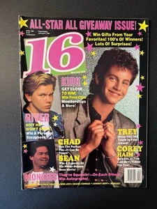 16 Magazine April 1988. River Phoenix, Corey Haim, Bon Jovi, Madonna.Complete. - Picture 1 of 13