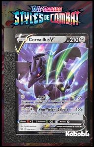 Pokemon Karte Corvaillus V 109/163 EB5 Kampfstile Degen Und Schild 3 - Bild 1 von 3