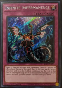 YuGiOh Infinite Impermanence Secret Rare 1st Edition RA01-EN075 - Picture 1 of 1
