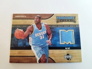 NENE 2005-06 UD HARDCOURT MATERIALS JERSEY NUGGETS GAME USED  - Picture 1 of 5