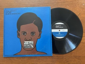 THE DIALECT OF THE BLACK AMERICAN WESTERN ELEC LP Spoken Word Black History VG+ - Picture 1 of 7