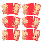  60 Pcs Paper Year of The Rabbit Lucky Packet 2023 Zodiac Red