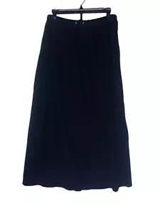 St. Johns Bay schwarzer Strickrock Kordelzug elastische Taille Größe Large - Bild 1 von 6