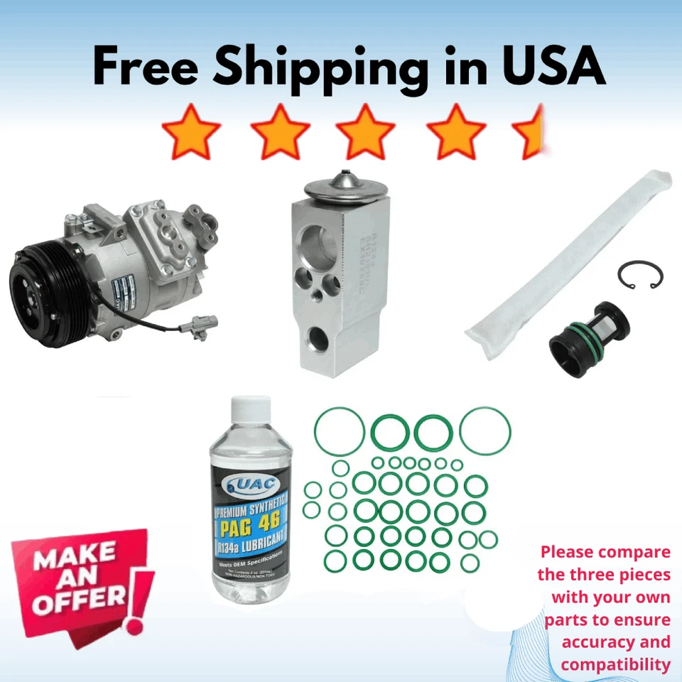 Compresor y válvula aire acondicionado apto para Suzuki Grand Vitara 2009-2013 Foto 1 de 1