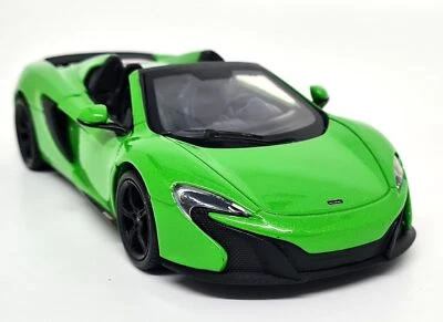 Motormax 1/24 - McLaren 650S Metallic Green Diecast Scale Model Car - Photo 1/4