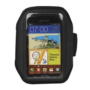 Black Running Gym Sports Armband Case Cover Arm Band Pouch For Cell Phones