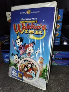 Animaniacs: Wakko's Wish (1999, Clamshell VHS) w/ Promo Toy - Picture 1 of 8