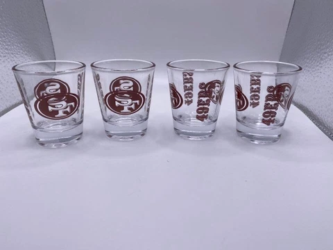 San Francisco 49ers NFL 2 Oz Shot Glasses Set 4 Pack                          SG Cover