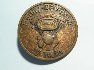 Harley Davidson V-Twin 1200 Motorcycle Belt Buckle ( H BX) - Picture 1 of 2
