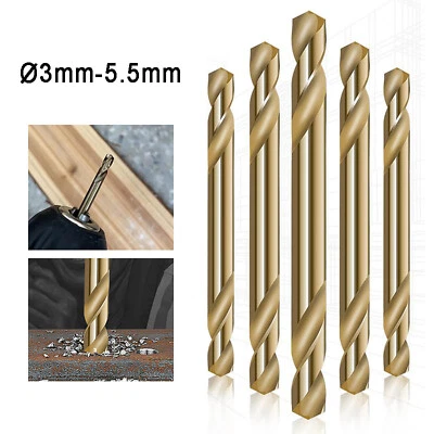 HSS Cobalt Spiralbohrer 3mm-5.5mm Doppelendbohrer Edelstahlbohrer Metallbohrer - Bild 1 von 4