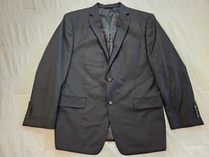 Ralph Lauren Herren 46R 2 Knopf Anzug Sakko Mantel Wolle Schwarz - Bild 1 von 20