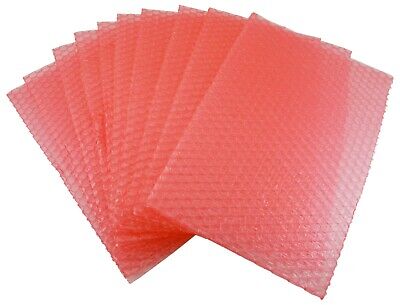 10 Pack Anti-Static Bubble Bags, 8  X 12 , ESD Safe, Pink • 10.99$