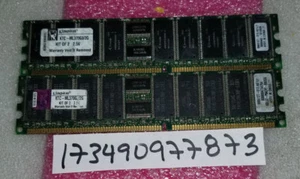 SERVER RAM 2GB Kit 2 X 1GB PC2100 DDR-266MHz ECC Registered CL2.5 184-Pin DIMM - Picture 1 of 1