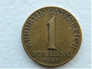 1961 Österreich 1 Schillingmünze -- Republik Osterreich - Bild 1 von 4
