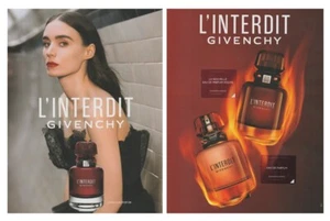 Publicité papier glacé - L'Interdit de Givenchy recto verso - Picture 1 of 1