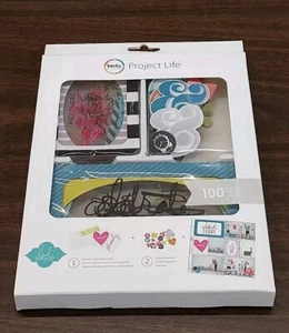 NEW Project Life Becky Higgins 100 Piece Scrapbooking Overlay Kit Embellishments - Picture 1 of 5