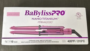 BaByliss PRO Nano Titanium Prima 2000 Ionic Straightener 3/4" LIMITED EDITION - Picture 1 of 3