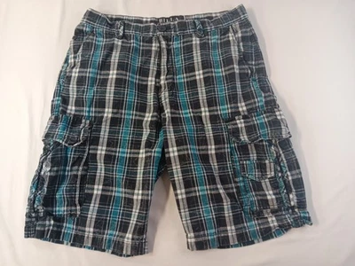Billabong Men's Plaid Cargo Shorts Size 32 - Изображение 1 из 4