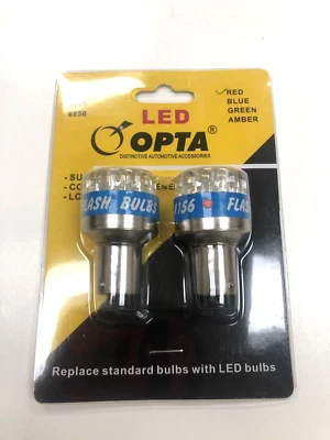 2x 1156 RED 20SMD LED High Quality Flash Bright Car Brake Stop Light Auto Bulbs - Image 1 of 3