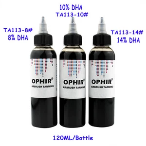 OPHIR DHA 8%10%14% Pigmento de piel bronce oscuro aerógrafo bronce bronce bronce bronce bronce bronceado para pintura corporal - Imagen 1 de 13