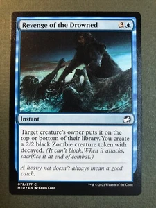 MTG Revenge of the Drowned 072/277 Innistrad: Midnight Hunt NM - Picture 1 of 4
