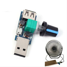 USB Fan Speed Controller DC 4-12V Reducing Noise Multi-Stall Adjustment Governor