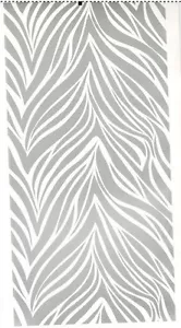 SILVER ANIMAL PRINT TILES wall stickers 4 decals bedroom decor backsplash - Picture 1 of 1