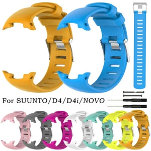 Replacement Silicone Watch Band Strap Fit for Suunto D4 / D4i / D4i Novo Watch - Picture 1 of 23