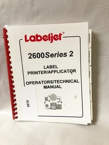 Manual Label Jet para impresora/aplicador de etiquetas serie 2600 #9676 - Imagen 1 de 11