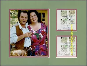 Darling Buds Of May David Jason & Pam Ferris autógrafo firmado UACC RD 96 - Imagen 1 de 1