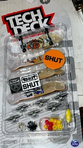 Tech Deck SHUT DLX 4 Pack Skateboard/Fingerboard Set NEW RARE 🤩 - Picture 1 of 7