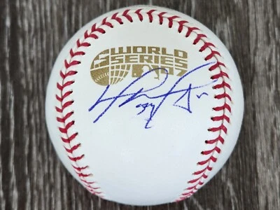 David Ortiz Signed baseball 2007 World Series  Boston Red Sox JSA - Image 1 of 3