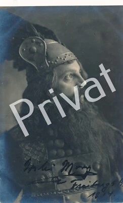 Autogramm Opernsänger Willi Mory signiert Freiburg 1914 M1.42 - Bild 1 von 2