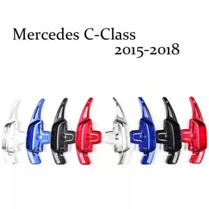 Blade Aluminum Steering Wheel Paddle Shifter Extension Fit For Mercedes C Class - Picture 1 of 9