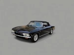 1965 1966 1967 1968 1969 Corvair Convertible Vinyl Top, Window & Pads, Black - Picture 1 of 1