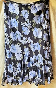 Vintage JM Collection Blumen Midi Rock Rüschen Y2K Fee Bohemian Festival Gr. L - Bild 1 von 10
