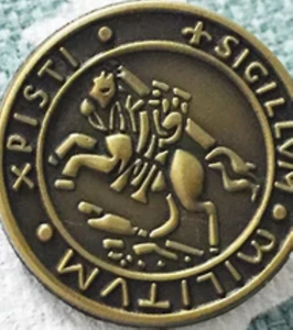 Knights Templar SEAL Dome of the Rock Temple Lapel Pin - Bild 1 von 1