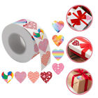Valentines Stickers Heart Sealing Lables Red DIY Craft Gift Wedding