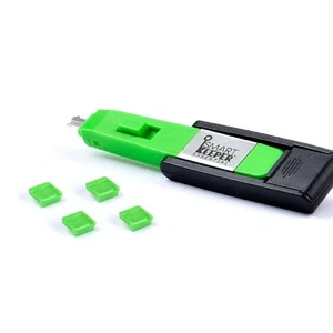SmartKeeper Essential / 4 x Mini USB B-Port Blockers + Key/Green - Photo 1/6