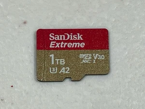 SanDisk Extreme 1TB microSDXC A2 V30 Speicherkarte - Bild 1 von 2