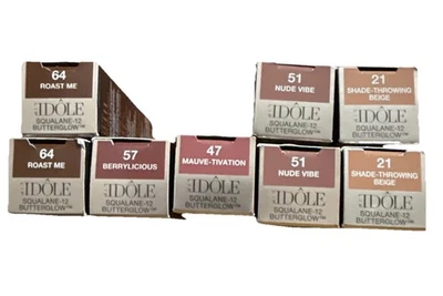 LANCOME IDOLE LIP SQUALANE-12 BUTTERGLOW COLOR LIP BALM LIPSTICK   BEST SHADE - Image 1 of 3